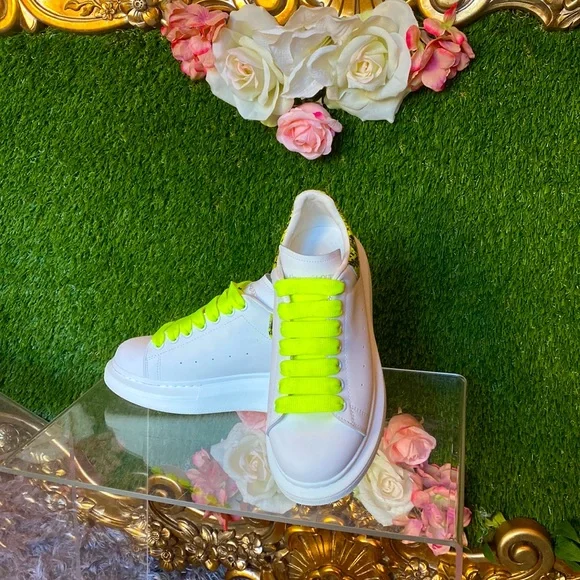 Alexander McQueen Shoes Alexander Mcqueen Oversizedneon Green